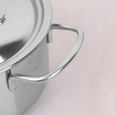 NỒI LẺ INOX 3 ĐÁY NẮP INOX RAINY 24 RN24-3DI 