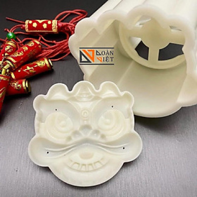 Khuôn Trung Thu 3D Siêu Sắc Nét - Hình ĐẦU LÂN 150g, mẫu mới 2021. Chuyên phục vụ Sp Gia dụng, Khuôn làm bánh, Dụng cụ h