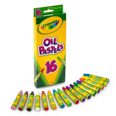 Hộp Bút Sáp Dầu 16 Màu - Oil Pastel - Crayola 524616