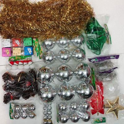 Combo Gói phụ kiện  trang trí cho cây noel cao 180-210cm