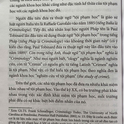 Tội Phạm Học Đương Đại