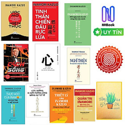 Combo 10 Cuốn sách Hay Tác Giả Inamori Kazuo - Tặng Sổ Tay Xương Rồng 