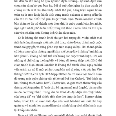 MESSI VS. RONALDO SỰ ĐỐI ĐẦU CỦA HAI CẦU THỦ VĨ ĐẠI VÀ KỶ NGUYÊN TÁI TẠO BÓNG ĐÁ THẾ GIỚI