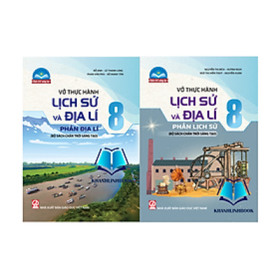 Sách - Combo Vở thực hành Lịch sử và Địa lí 8 - phần Địa lí + lịch sử (Bộ chân trời sáng tạo)