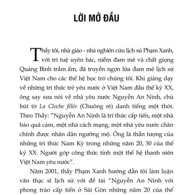 Nguyễn An Ninh - Không ăn mày tự do (bản in 2024)