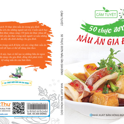 Sách - 50 Thực Đơn Nấu Ăn Trong Gia Đình