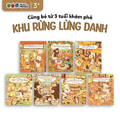 Truyện Ehon bé 3-4-5 tuổi - Bộ 7 cuốn Khu Rừng Lừng Danh