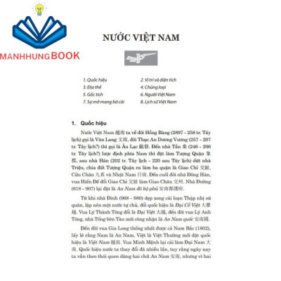 Sách - Việt Nam sử lược (bìa mềm)