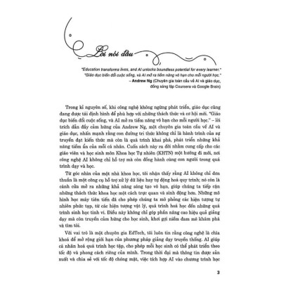 Sách-Ứng Dụng Trí Tuệ Nhân Tạo AI Trong Dạy Và Học Môn Khoa Học Tự Nhiên (Dành Cho Giáo Viên Và Học Sinh-Dùng chung SGK)