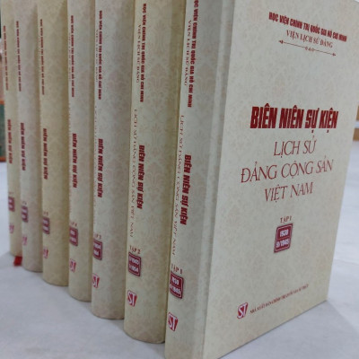 Combo Biên Niên Sự Kiện Lịch Sử Đảng Cộng Sản Việt Nam (1930 - 2000) 7 tập  - Bìa cứng