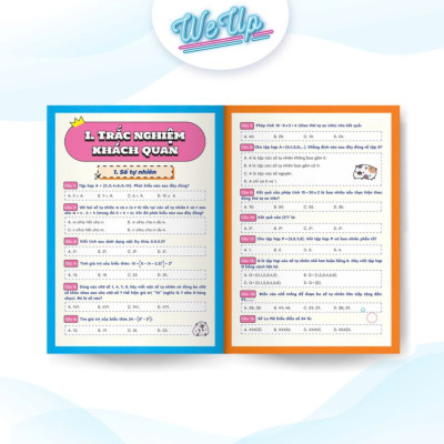 BỘ SÁCH LỚP 6: Sổ Mindmap 5 môn Toán Văn Anh Lí Hóa + 500 Bài tập Toán Văn Anh