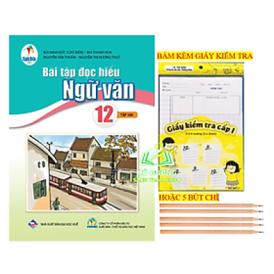 Sách - Bài tập đọc hiểu Ngữ văn 12 - tập 2 (cánh diều)