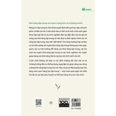 Sách - Đánh thức khả năng tập trung của trẻ - Thái Hà Sach24h