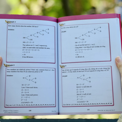 Combo sách Đánh thức tài năng toán học 6 và 50 thủ thuật toán ( 2 cuốn ), sách kiến thức toán học lớp 6 lớp 7 - Hiệu sách Genbooks