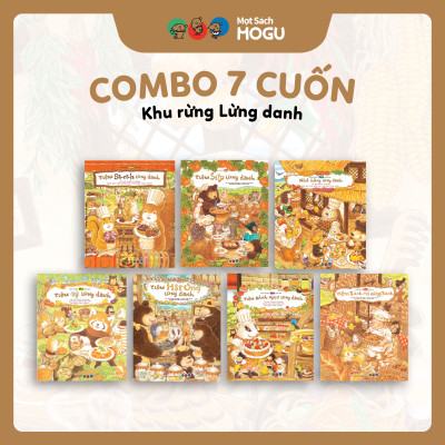 Truyện Ehon bé 3-4-5 tuổi - Bộ 7 cuốn Khu Rừng Lừng Danh