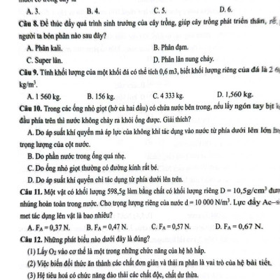 Sách 38 đề thi học sinh giỏi khoa học tư nhiên 8 ( dùng chung cho các bộ sgk hiện hành) opa