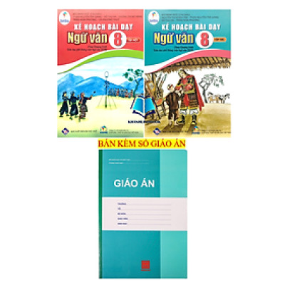 Sách - Combo Kế hoạch bài dạy Ngữ Văn 8 - tập 1 + 2 ( cánh diều )