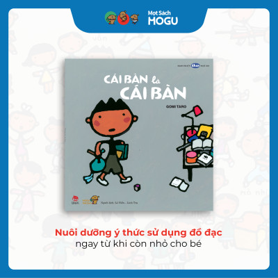 Ehon - Phát triển sáng tạo - Cái bàn là cái bàn - cho bé 3-6 tuổi