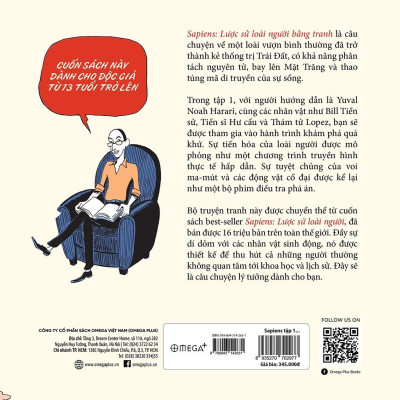 Sapiens - Lược Sử Loài Người Bằng Tranh - Tập 1: Khởi Đầu Của Loài Người