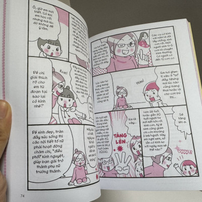 KHI BẠN GÁI DẬY THÌ - GIÁO DỤC GIỚI TÍNH MỞ RỘNG QUA TRUYỆN TRANH - Terue Yamagata – Ngọc Hân dịch – Nhã Nam – NXB Phụ Nữ