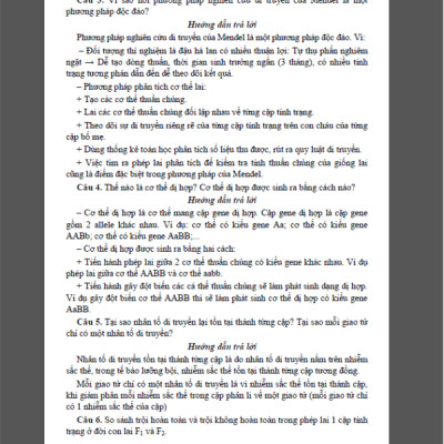 Sách Bồi Dưỡng Học Sinh Giỏi Sinh Học 9 (Tái bản 2024 )