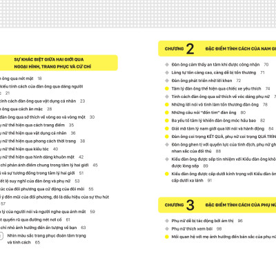 Tâm Lý Khác Biệt Giữa Đàn Ông Và Phụ Nữ