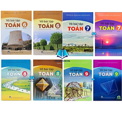Sách - Vở bài tập Toán lớp 6.7.8.9 tập 1+2 (Kết nối tri thức với cuộc sống)