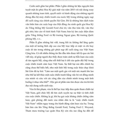 Những biên bản cuối cùng tại Nhà Trắng: Phút sụp đổ của Việt Nam Cộng hòa (xuất bản lần thứ ba)