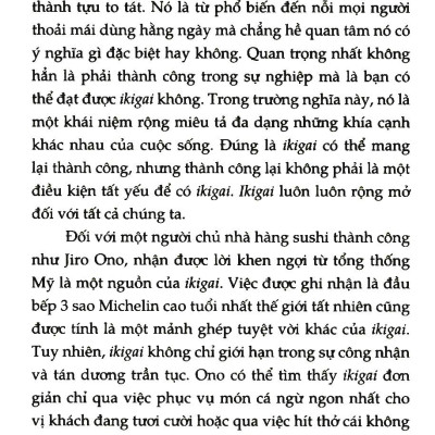 Ikigai - Bí Mật Sống Trường Thọ Và Hạnh Phúc Của Người Nhật