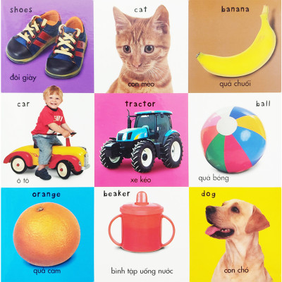 Số Đếm, Màu Sắc, Hình Dạng - Bộ Sách Từ Vựng Đầu Đời Cho Bé