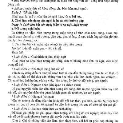 HƯỚNG DẪN NÓI VÀ VIẾT VĂN NGHỊ LUẬN XÃ HỘI - NGHỊ LUẬN VĂN HỌC LỚP 7 (BIÊN SOẠN THEO CHƯƠNG TRÌNH GDPT MỚI) - HA