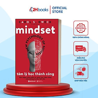 Sách- Mindset- Tâm Lý Học Thành Công của Carol S. Dweck- Tư Duy, Kỹ Năng Sống (Tái Bản 2023)(199)- 2HBooks