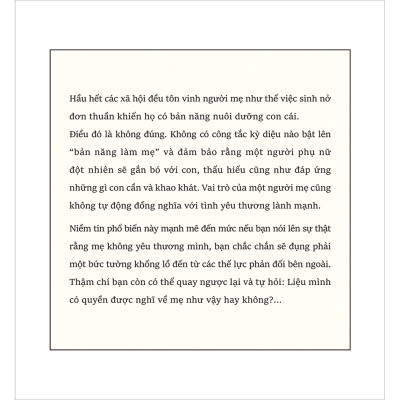Đâu Phải Mẹ Nào Cũng Là Mẹ?