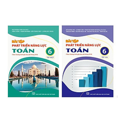Sách - Combo Bài tập phát triển năng lực toán 6 (Tập 1+Tập 2) - Kết nối tri thức với cuộc sống