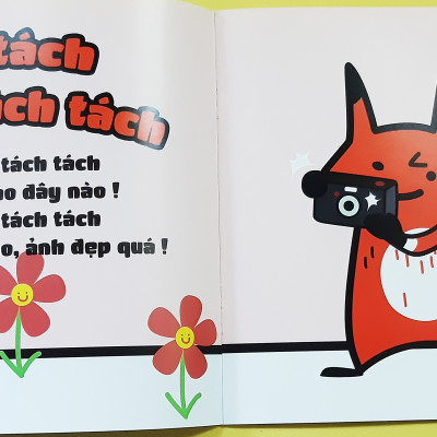 Sách Cho Bé Ehon Cáo Ken Và Đồ Vật - Lộp Bộp Lộp Bộp