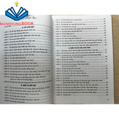 Sách - Những bài văn miêu tả lớp 4