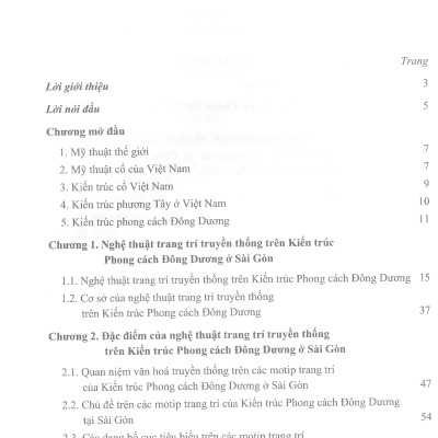 Nghệ Thuật Trang Trí Truyền Thống Trên Kiến Trúc Phong Cách Kiến Trúc Đông Dương Ở Sài Gòn