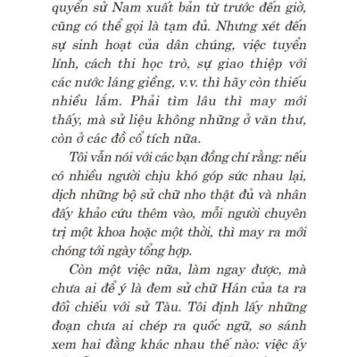 Sử Ta so với Sử Tàu - bản in 2025