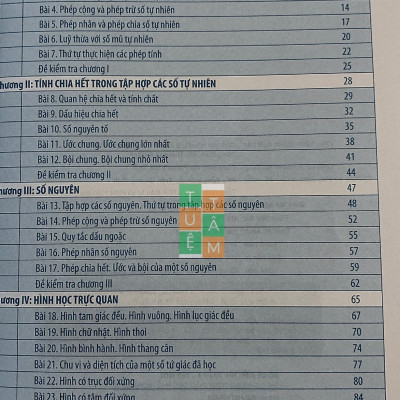 Sách - Bộ đề kiểm tra Toán 6