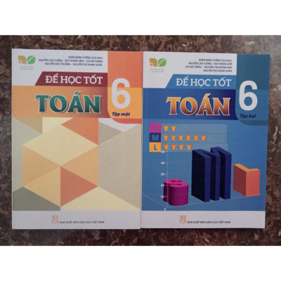 Sách - Combo Để Học Tốt Toán 6 (Tập 1 + Tập 2) - Bộ Kết Nối