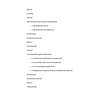 Sách Giáo trình nghiệp vụ hướng dẫn du lịch