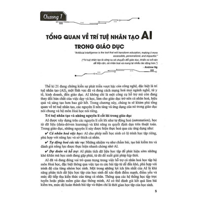 Sách-Ứng Dụng Trí Tuệ Nhân Tạo AI Trong Dạy Và Học Môn Khoa Học Tự Nhiên (Dành Cho Giáo Viên Và Học Sinh-Dùng chung SGK)