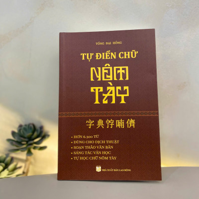Sách - Từ điển chữ Nôm Tày - Tác giả Tống Đại Hồng - Trithuctrebooks - Khổ 16*24 cm