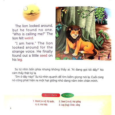 Truyện tranh SN Anh - Việt - Bé học về sự sống và sự thay đổi của tự nhiên (Living creatures and Nature changing)