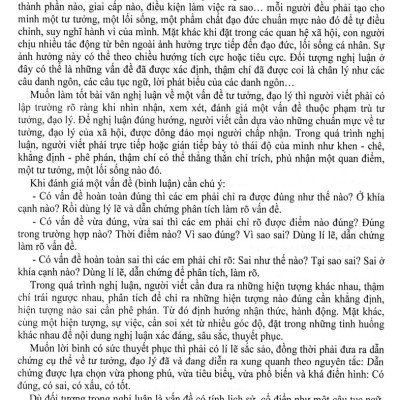 HƯỚNG DẪN NÓI VÀ VIẾT VĂN NGHỊ LUẬN XÃ HỘI - NGHỊ LUẬN VĂN HỌC LỚP 7 (BIÊN SOẠN THEO CHƯƠNG TRÌNH GDPT MỚI) - HA