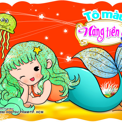 Bộ 4 cuốn Tô Màu Nàng Tiên Cá