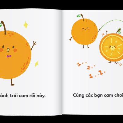 Sách Ehon Vương Quốc Trái Cây - Trái Cây Muôn Màu