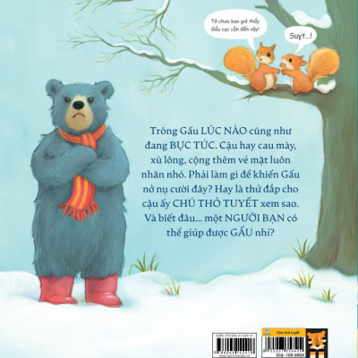 Sách - The Snow Rabbit - Chú Thỏ Tuyết Hình Phủ Nhũ Lấp Lánh - ndbooks