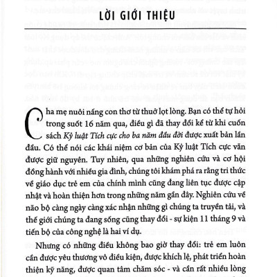 Kỷ Luật Tích Cực Cho Ba Năm Đầu Đời