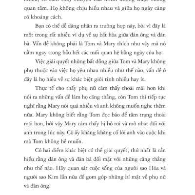 Đàn Ông Sao Hỏa Đàn Bà Sao Kim